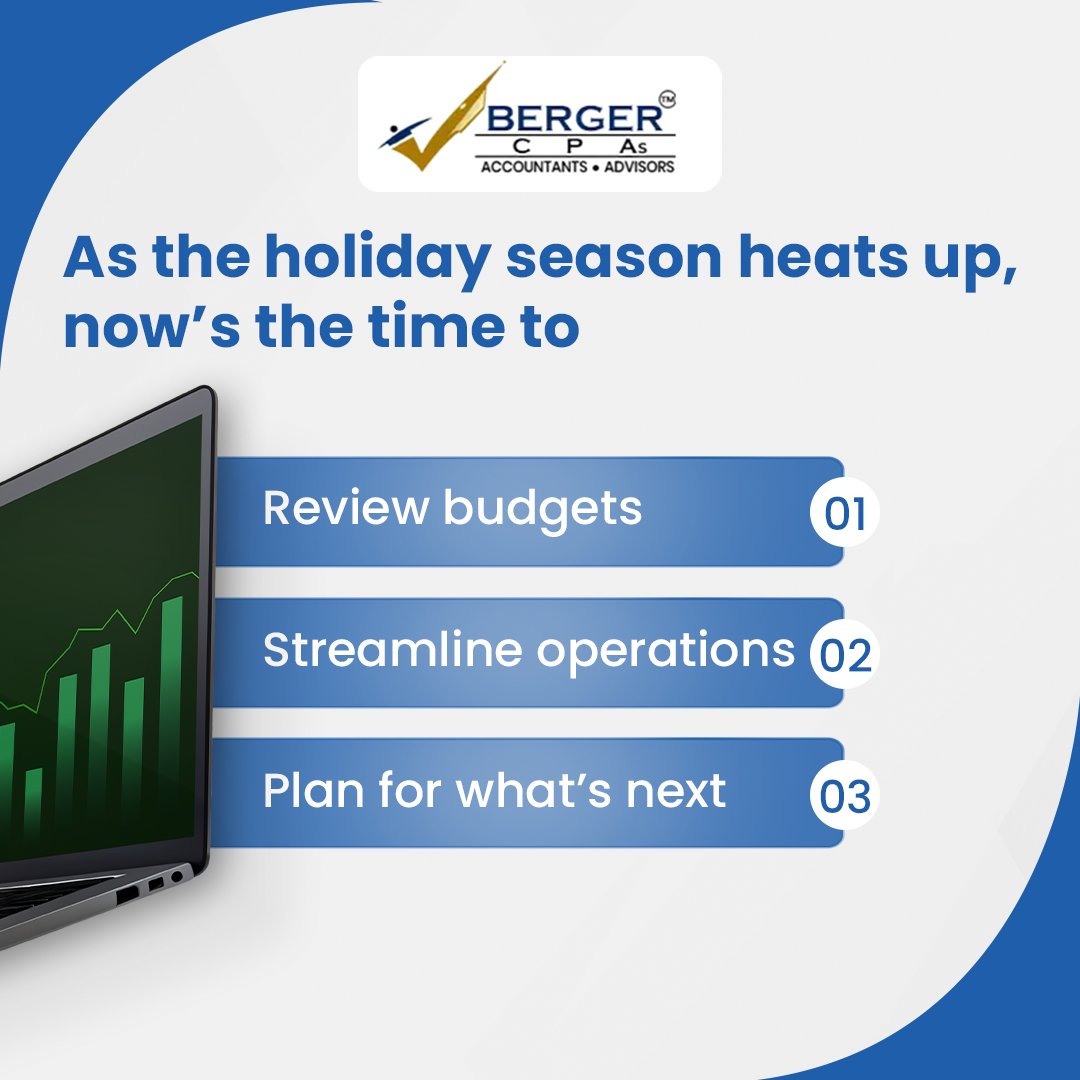 bergercpafirst's tweet image. As 2025 wraps up, strategic spending and smarter planning can make all the difference.

It’s not just about how you finish, it’s about how you start the next chapter.

#BusinessPlanning #HolidayEconomy #SMBSuccess #BergerCPAFirst #cpa