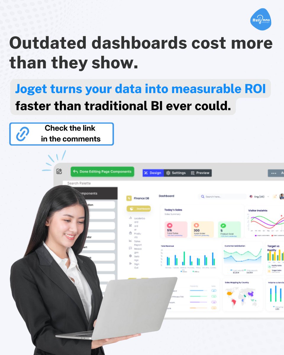 Relinns's tweet image. Read the full Blog on 𝗵𝗼𝘄 𝗳𝗶𝗻𝗮𝗻𝗰𝗲, 𝗵𝗲𝗮𝗹𝘁𝗵𝗰𝗮𝗿𝗲, 𝗮𝗻𝗱 𝗴𝗼𝘃𝗲𝗿𝗻𝗺𝗲𝗻𝘁 𝘁𝗲𝗮𝗺𝘀 𝗰𝘂𝘁 𝗿𝗲𝗽𝗼𝗿𝘁𝗶𝗻𝗴 𝘁𝗶𝗺𝗲 and improved compliance...𝙡𝙞𝙣𝙠 𝙞𝙣 𝙘𝙤𝙢𝙢𝙚𝙣𝙩𝙨.🔗

#Joget 
#LowCodeNoCode 
#KPIReporting #SLADashboards #JogetDevelopers