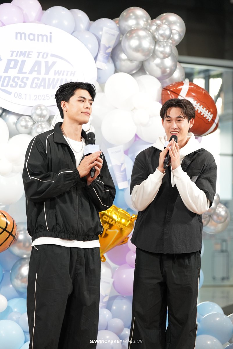 ขอขอบคุณทาง <a href="/mamicosofficial/">mami มามิ</a> ที่ได้เชิญกวินและคุณจอส มาร่วมทำกิจกรรมสนุกๆ กับแฟนคลับ ⚽️ รวมทั้งแนะนำผลิตภัณฑ์ดีๆ ให้ด้วยนะคะ กิจกรรมวันนี้สนุกมากก 💕

Thank you Mami for having Gawin and Khun Joss to join fun activities with the fans ⚽️ and for sharing such great products as