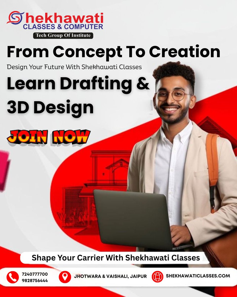 shekhaw29839's tweet image. Build your design career with the Best AutoCAD Course in Jaipur!
Learn 2D/3D drafting &amp;amp; modeling
Get certified + 100% job support
Affordable AutoCAD Course Fees in Jaipur #shekhawaticlasses #TrendingNow #Jaipur #autocadtutorial #autocadassignmenthelp #InteriorDesign #viral