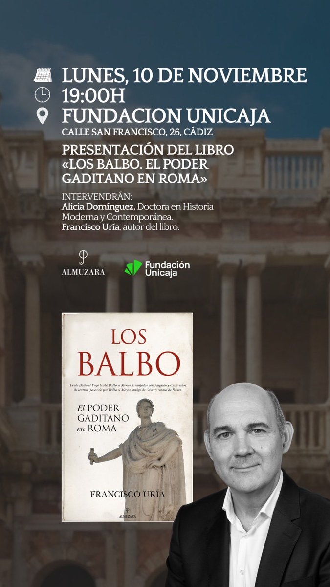 Algunos de mis libros tienen una fuerte vinculación con una ciudad, como La pequeña Librería de Stefan Zweig con Vigo y Los Balbo con Cádiz. Eso hace especiales las presentaciones en esas ciudades. Espero con ilusión la presentación del lunes en La Fundación Unicaja en Cádiz