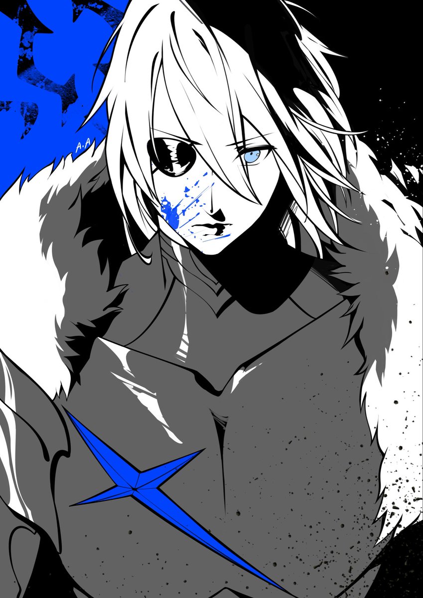 ava_asmodeity's tweet image. dimitri in persona style 💙 #FE3H