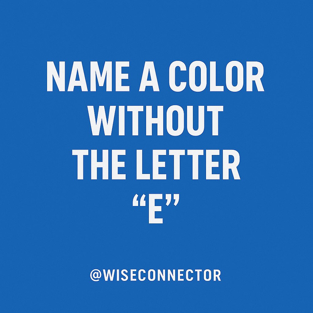 wiseconnector's tweet image. Name ONE (not Pink)