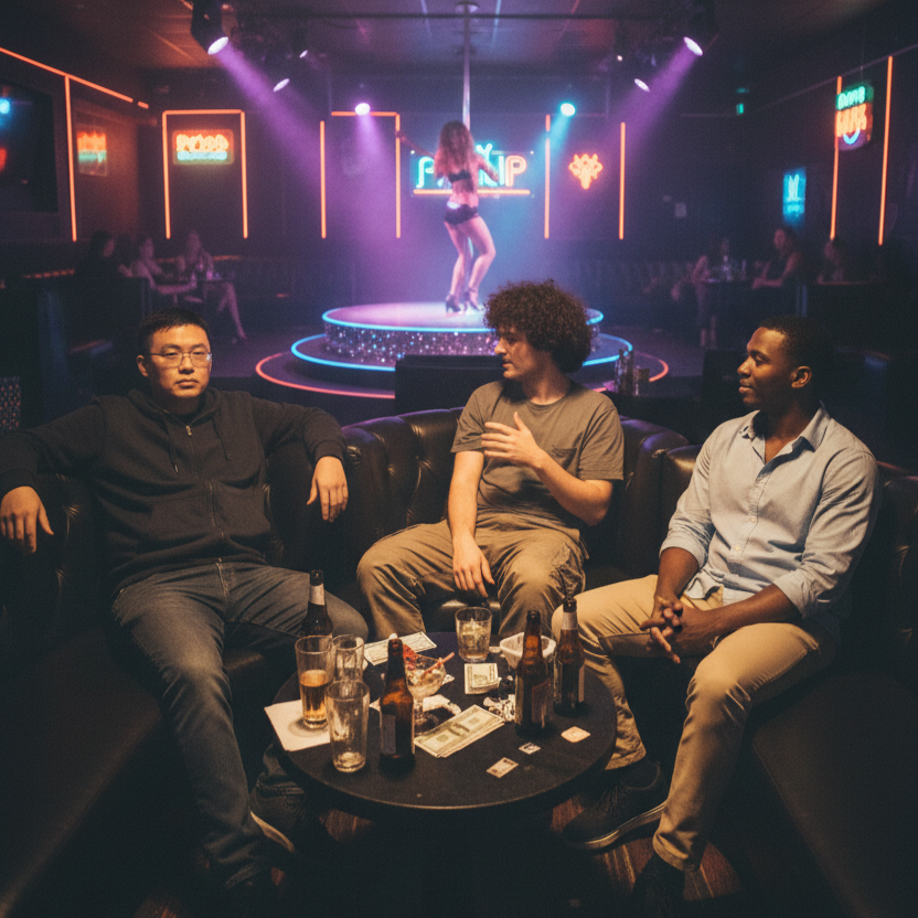 lisakumm's tweet photo. @CryptoHayes @SBF_FTX @cz_binance sam, cz &amp; arthur walk into a Miami strip club
stripper yells, 'Who’s got the exit liquidity?
SBF screams, 'do you take FTT?'
CZ chimes in 'take my #binance card'
Arthur just laughs and says, 'You’re both fucked, I’ve got cash.'" https://t.co/DRvAYGl3I0