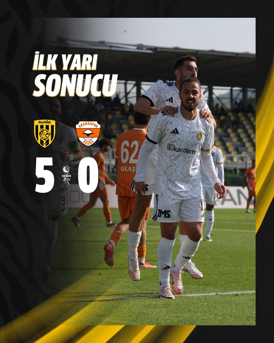 İLK YARI SONUCU 🟡⚫️

ALİAĞA FK 5-0 Adanaspor