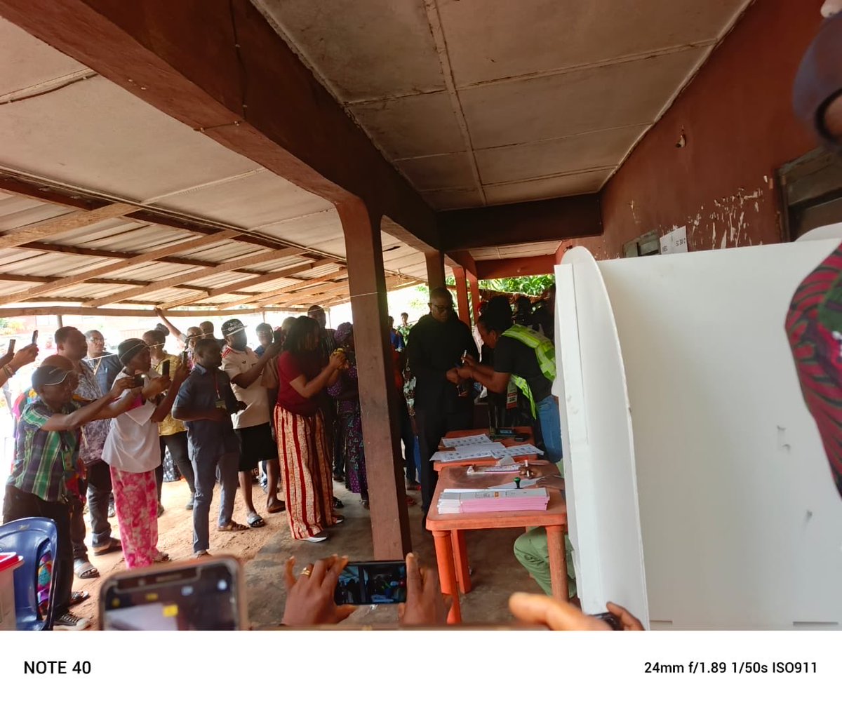 Broadscopenet's tweet photo. Peter Obi casts his vote in the Anambra governorship election at his polling unit in Agulu, Anaocha LGA.
#EFCC #Tottenham #PredatorNG #Grammy #Regina #Spurs
FOLLOW @Broadscopenet ..first in breaking news https://t.co/5AbyPNUung