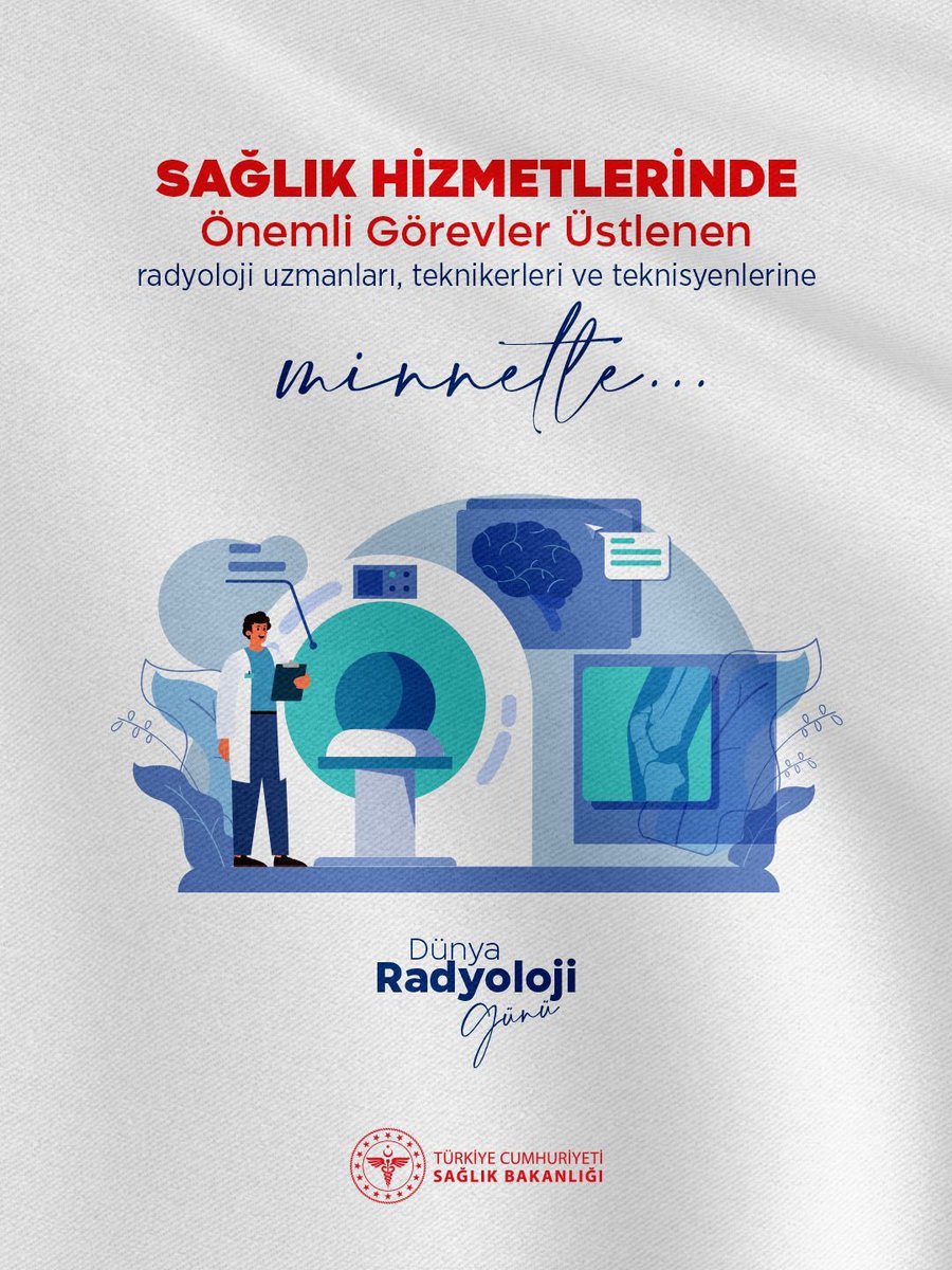 Sağlık hizmetlerinde önemli görevler üstlenen radyoloji uzmanları, teknikerleri ve teknisyenlerine minnetle…

#DünyaRadyolojiGünü