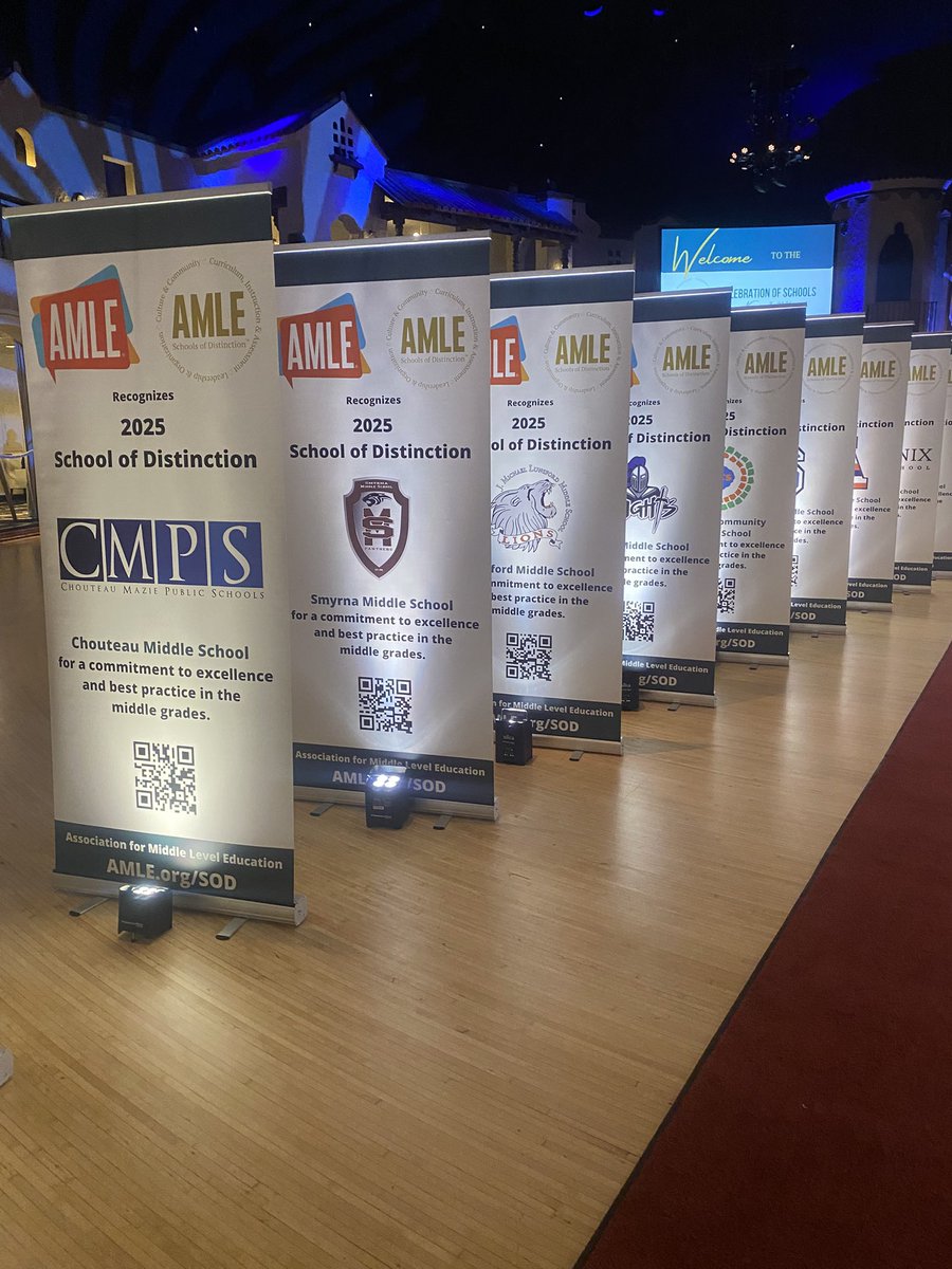 DrFergieT15's tweet image. So proud of the work that our teachers and staff have committed to @SmyrnaMiddle!! These amazing SMS educators deserve this recognition!! 🐾🩶❤️ #PantherPride @rucoschools #AMLE25