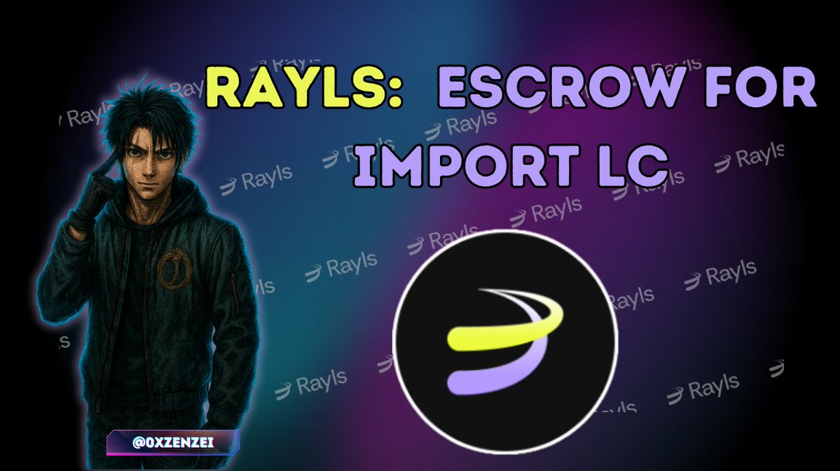 0xzenzei's tweet photo. Programmable Escrow For Import LCs

Letters of credit stall when documents and funds move on different clocks. Importers want shipments released on proof, not promises. 

Banks want control that auditors can see. As we CT, credibility grows when release events are bound to evidence.

A regional importer works with a mid-tier ASEAN bank to compress LC cycle time and cut discrepancy risk. 

The bank sets up a trade Subnet on @RaylsLabs  so the LC domain is separated from treasury and FX. Enygma Privacy Nodes keep counterparties private while giving supervisors the view they need. 

The Policy Engine ties document states to the escrow release conditions that everyone already signed.

Flow on Rayls reads like a checklist that never forgets a step.
✶ Issue LC as a smart escrow with terms and roles captured on the trade Subnet
✶ Present electronic documents and IoT or carrier data as attestations that update state
✶ Match terms with the Policy Engine and flag discrepancies for controlled remediation
✶ Release funds in minutes to the beneficiary when conditions are satisfied
✶ Post receipts and events to a read-only regulator dashboard for reconciliation

Numbers make this real. Target a minutes-level release window once compliant docs arrive, not next day. 

Push discrepancy rates down through structured validation and role separation. Improve collateral efficiency by keeping cash tokenized as deposit tokens until the exact moment of release.

Risk stays contained while scale remains open. Read-only dashboards preserve confidentiality and control. 

Dispute playbooks pause the escrow, route to the right reviewers, and resume without breaking the audit trail. x402 corridors let the same LC model run across borders without losing custody or visibility.