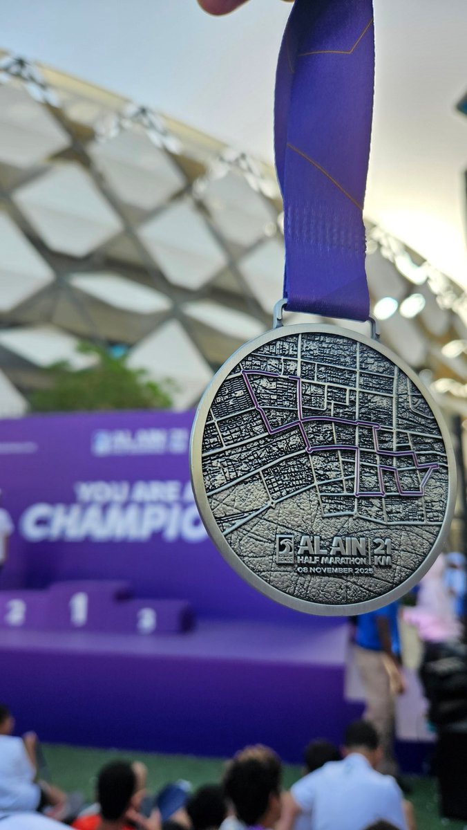 مشاركتي في سباق الجري أدنوك نصف ماراثون العين 2025