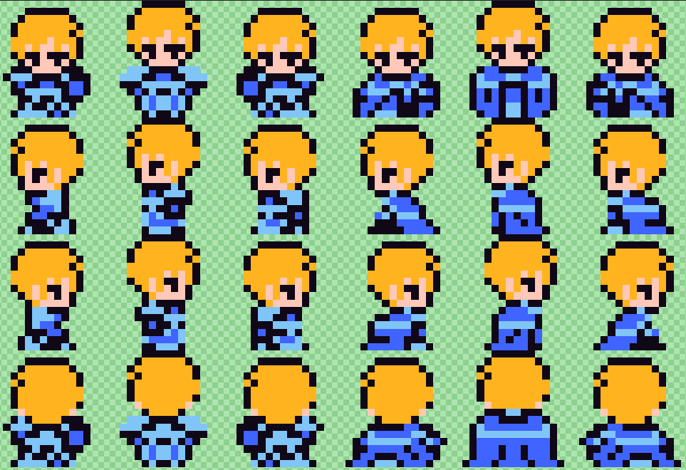 obuchilab's tweet image. ←仲間Aのタンクジョブと侍ジョブのchara画像
仲間Bの剣士ジョブと魔道士ジョブのchara画像→

FF3あたりを思い出させるレトロなJRPGを構想中です。

マルムギさんの素材にはお世話になりっぱなしです。

#スーパーゲ制デー #RMMZ #indiegamedevelopers