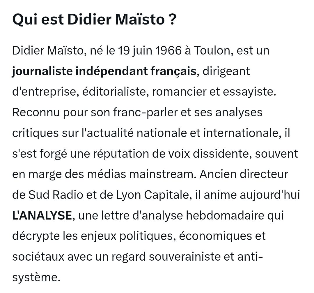 le_web_journal's tweet image. Web Journal 

Voici l&apos;analyse de mon ami @DidierMaisto. 😎⭐🌟😇👁️

#webjournal