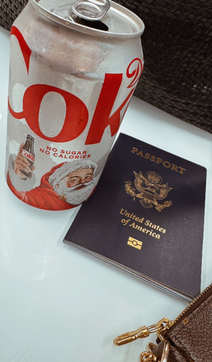 Hopefully by the time I’m back, America has its act together. Pre-flight <a href="/DietCoke/">Diet Coke</a> hits different