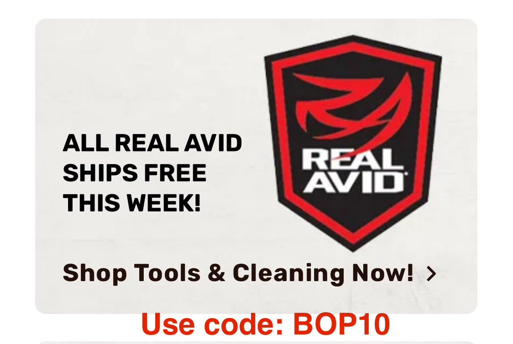 christian_grest's tweet image. Real Avid tools shop free this week at Brownells! Code: BOP10 saves you 10% off most other items too! #realavid #gunsmithing #tools #brownells #brownellsinc #bureauofpropaganda

alnk.to/2jP8s2L