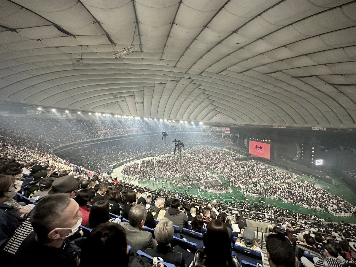 矢沢永吉さんの東京ドームコンサート行って来ました！ 4階のテッペン