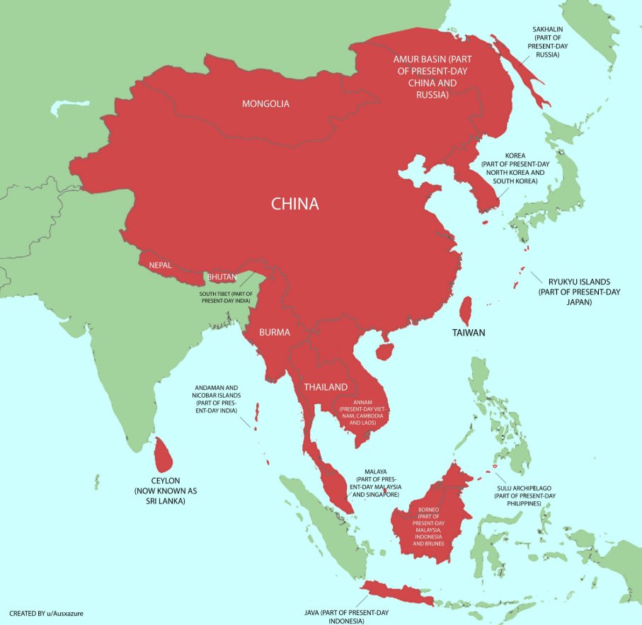 GloriaRosa202's tweet photo. This is BIZARRE!
A map going insanely viral in China shows “real” boundaries from eastern Russia to Australia’s southern coast.
#ChinaExpansionism #ViralMap #CCPPropaganda
@AestheticSales_ @523ilf @DienThoriq @ajphelo https://t.co/0n6RDFJwbd