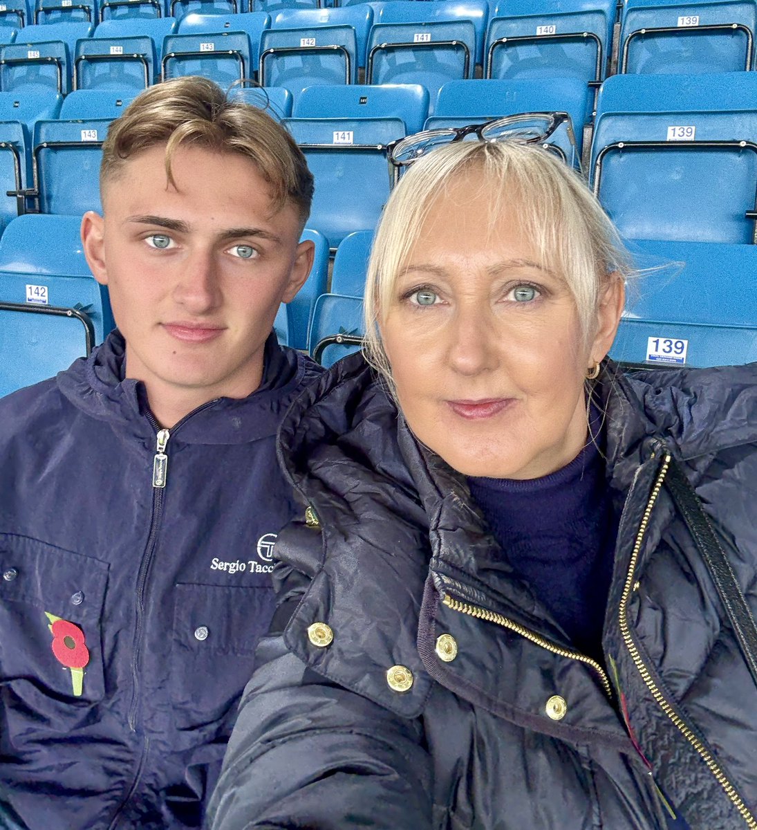 He’s got a day off work so it’s a nice treat to get a game in together. Come on you lions 🦁