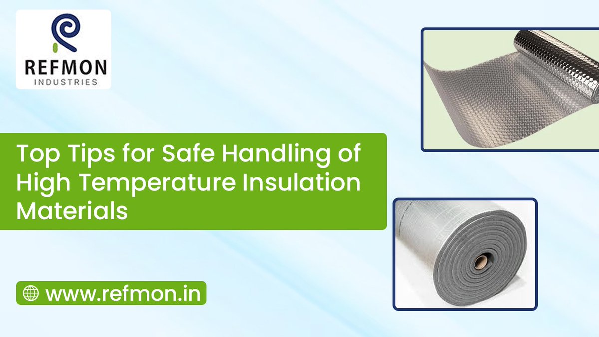 refmonin's tweet image. Top Tips for Safe Handling of High-Temperature Insulation Materials
.
Read More: refractorymeterial.wordpress.com/2025/11/08/top…
.
#insulationmaterial #manufacturer #supplier #Industriales #Industry #Construction #material #Products #insulation #industrial #Aluminium #innovacion #Tips #insulationproduct