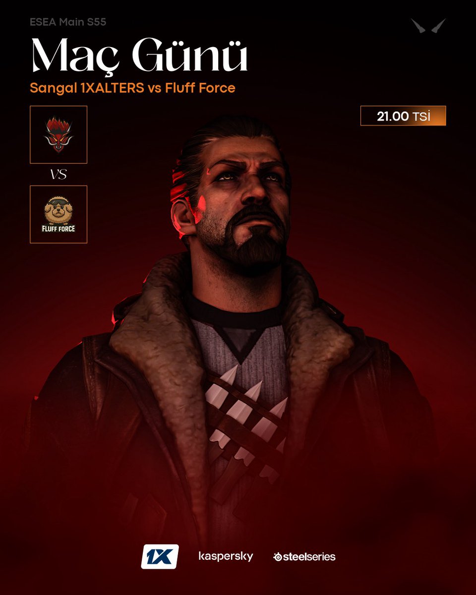 sangalgg's tweet image. Akademi takımımız ESEA Main S55’teki %50 olan kazanma oranını yükseltmeye çalışıyor_HD

🆚 Fluff Force
🕘 21.00 TSİ