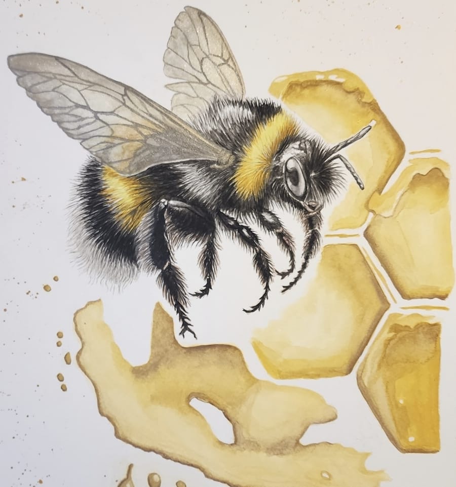 <a href="/muhendisIik_TR/">Mühendislik Harikası</a> <a href="/CPasaHasan/">Hasan Güler</a> Suluboyada arının kanatlarını şeffaf hayal edin..
21. yüzyılda <a href="/ahuakinci/">AHU AKINCI</a> eliyle 🌹😄