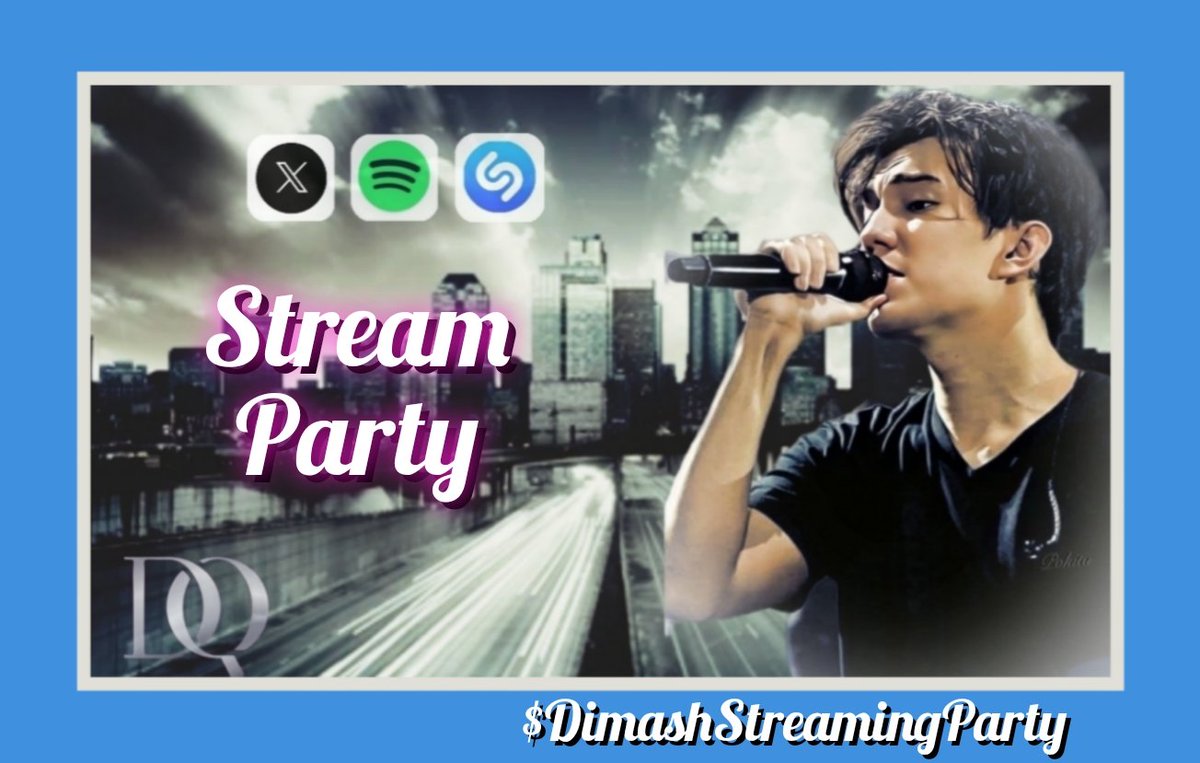 PDear152's tweet photo. 🚨DIMASH STREAM PARTY🚨

The Saturday Weekly Spotify Stream Party starts now 🥂🎉

Take screenshots and tag tweets with @dimash_official 

#TauIshinde 
#SpotifyWeeklyPlaylist 
#DimashStreamingParty 🎧

Playlist ⬇️
https://t.co/uGISivnZEA https://t.co/PNddEnHwyB