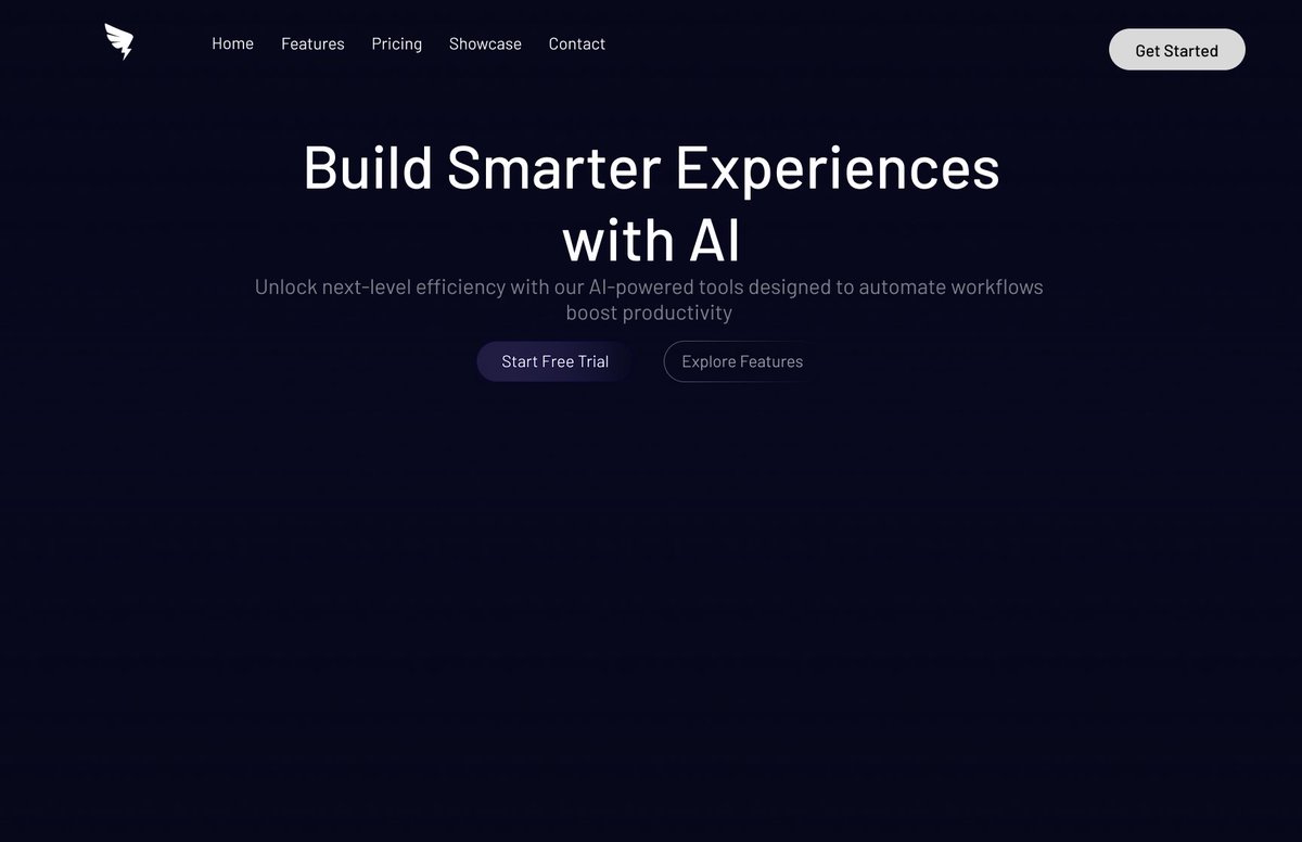 ihasnain010's tweet photo. New AI hero section dropped clean layout sharp glow and smooth gradients. More coming soon.
#figmatutorial #UIDesign #AIDesign #FigmaDesigner https://t.co/Pfsu2DNmw8