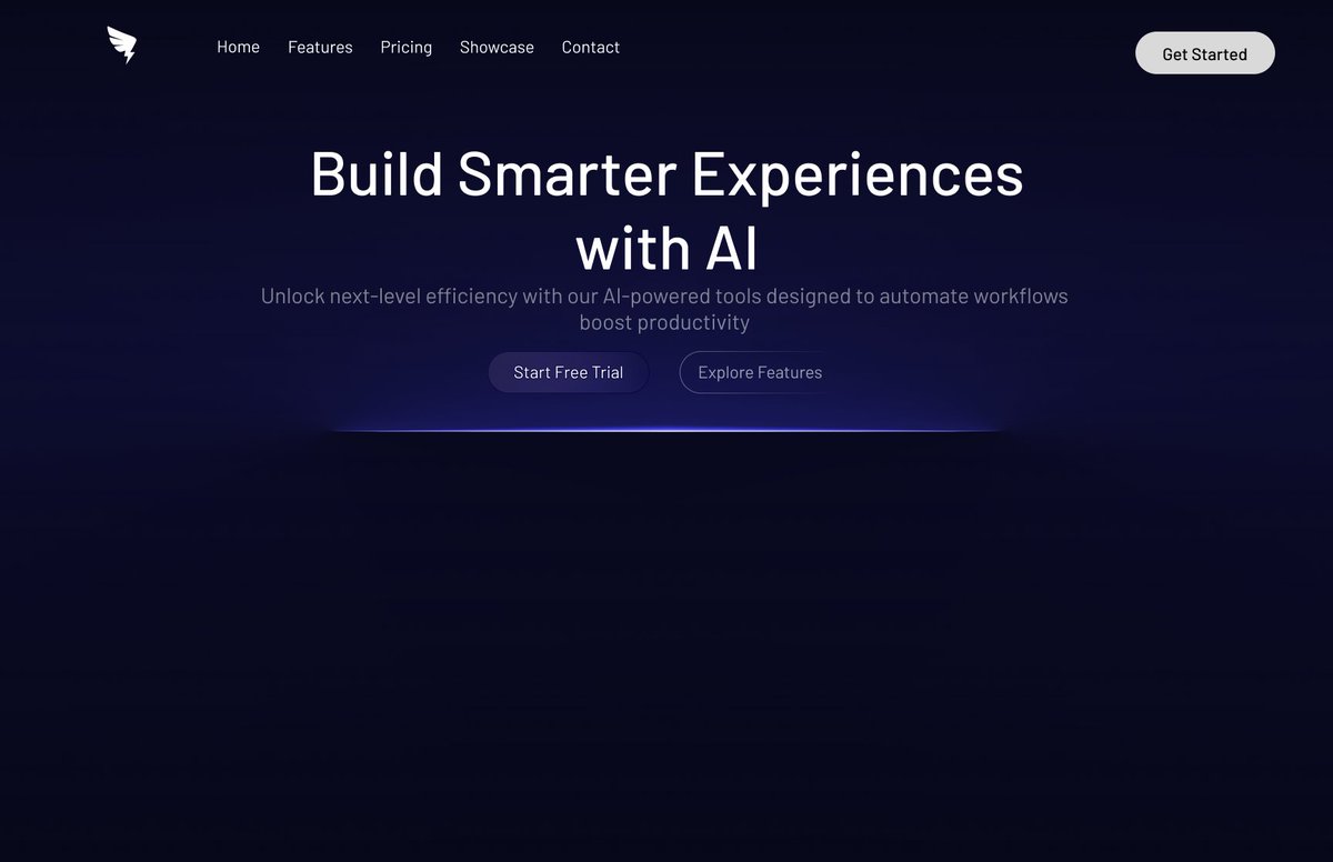 ihasnain010's tweet photo. New AI hero section dropped clean layout sharp glow and smooth gradients. More coming soon.
#figmatutorial #UIDesign #AIDesign #FigmaDesigner https://t.co/Pfsu2DNmw8