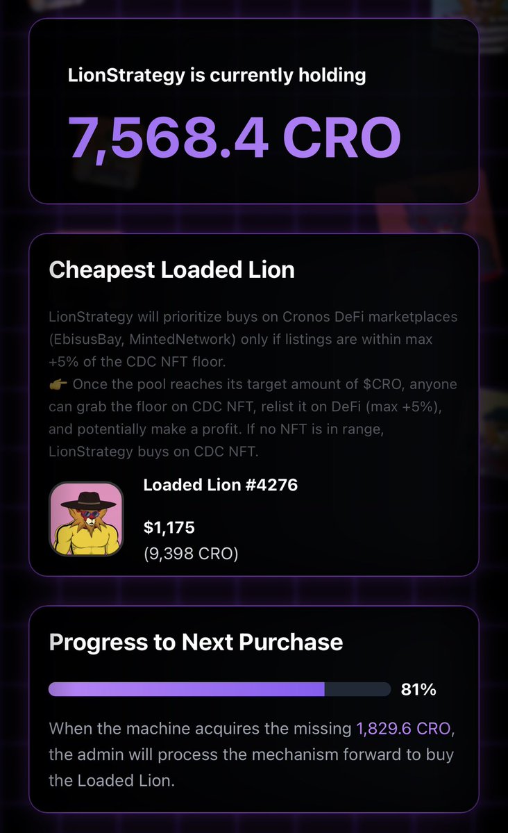 Loaded Lion #4276 we are coming for you soon 👀⌛️

$LIONSTR