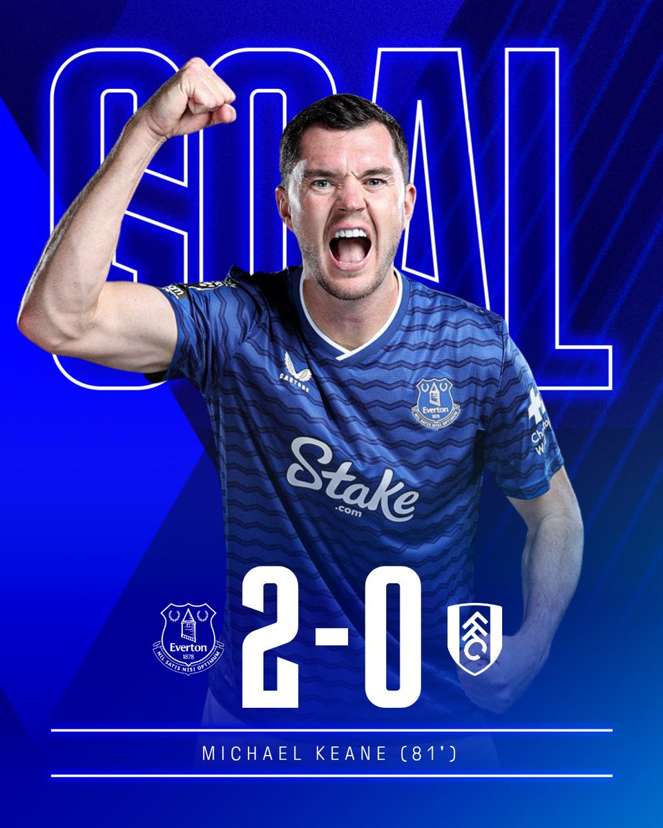 This one counts! 💪

Dewsbury-Hall's in-swinging corner is met by Keane's header at the near post – it loops over Leno and into the net. GET INNNNNN!!!

[2-0] #EVEFUL