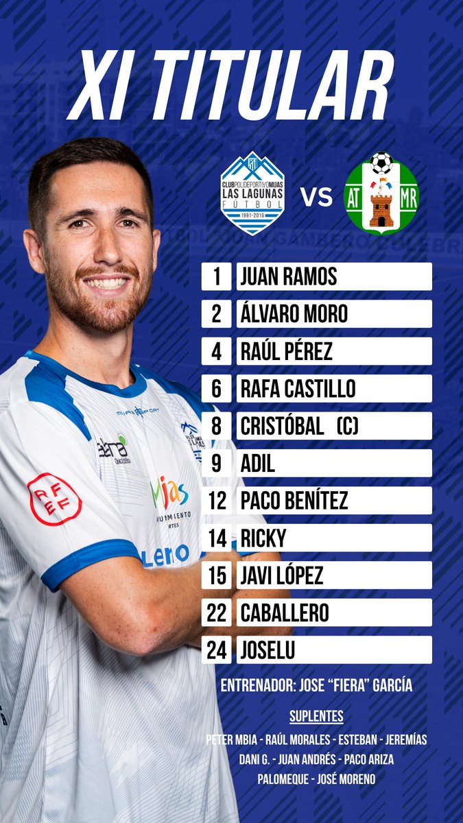 𝐍𝐔𝐄𝐒𝐓𝐑𝐎 𝐗𝐈 𝐏𝐀𝐑𝐀 𝐇𝐎𝐘 🆚 <a href="/atmanchareal/">Atlético Mancha Real</a> 

#JuntosCrecemos #VamosLagunas 🤍💙