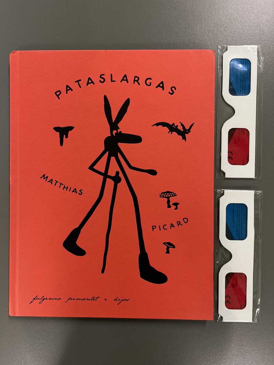 Los libros más alucinantes hay que compartirlos. Hoy he quedado para hacer un aperitivo con unos amigos y les he llevado “Pataslargas”, el cómic anaglifo, la obra maestra de Matthias Picard que ha publicado <a href="/f__pimentel/">fulgencio pimentel</a> y mañana recomiendo en jorgecarrion21.substack.com