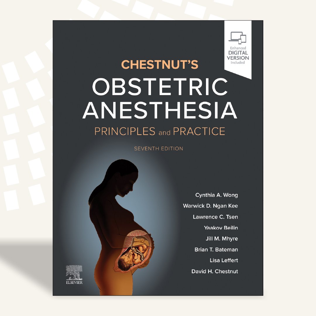 Elsevier_Med's tweet image. Stay current in obstetric anesthesia with Chestnut’s, 7th Ed that offers the latest techniques, new chapters on disparities &amp;amp; COVID-19, plus detailed clinical guidance.
spkl.io/6013Ab8YZ #ObstetricAnesthesia #Anesthesia #LaborAndDelivery  #MaternalHealth