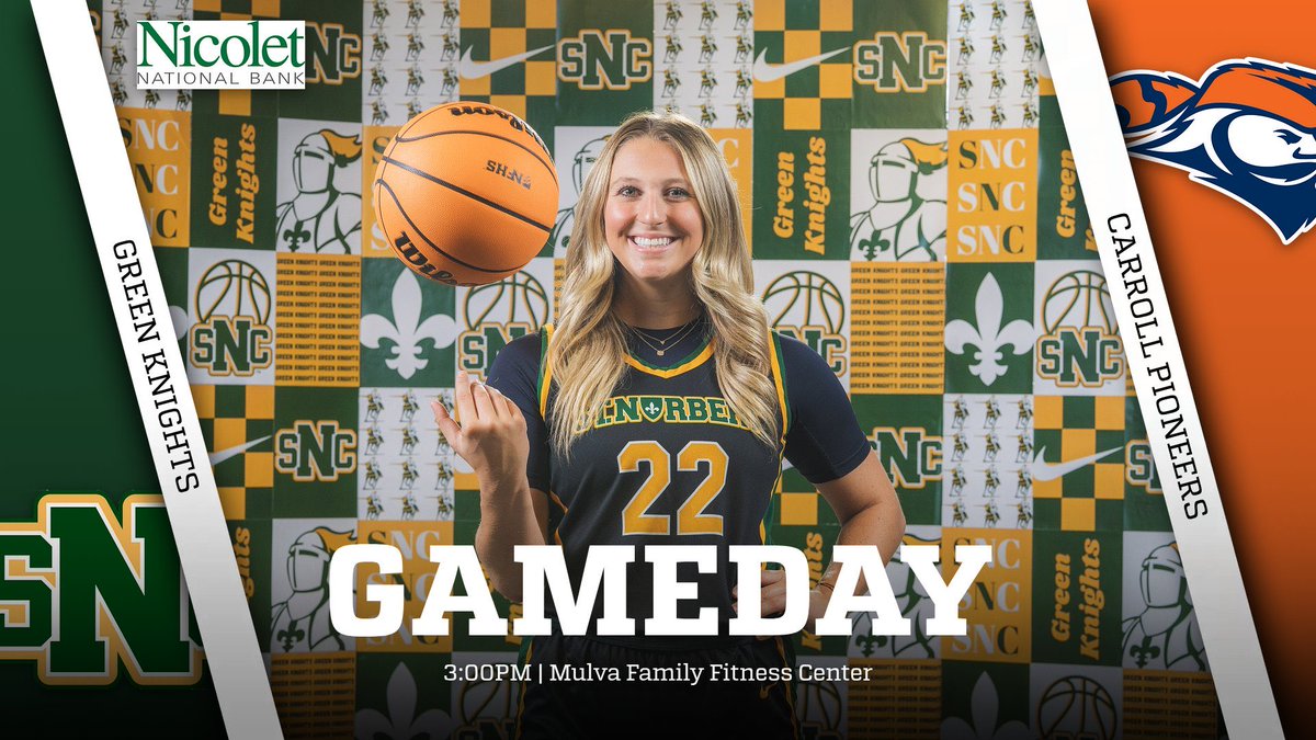 GAMEDAY No. 2 in the @nicoletbank Tip-off Tournament! 🟢⚜️🟡 <a href="/averybierowski/">avery bierowski</a> 
#GoGreenKnights