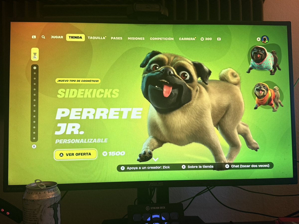 Zick's tweet image. No me lo pones difícil Fortnite 👍🏻