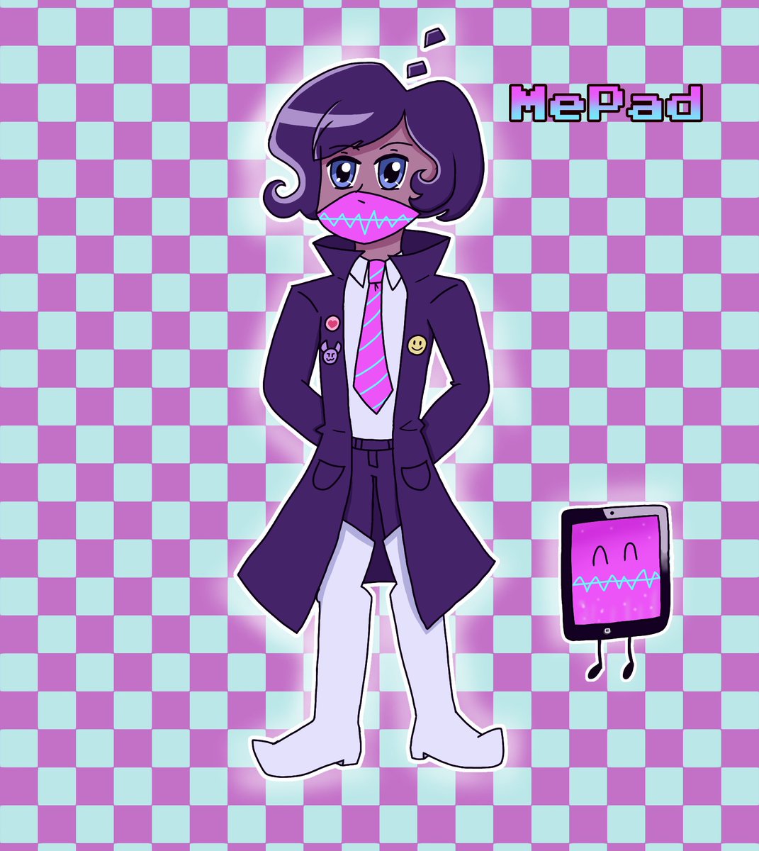 ClottedOwO's tweet image. An anime MePad gijinka (srry forgor to post this a long time ago) #inanimateinsanity #ii #mepad #gijinka #anime 

Credit to @rosaaaa86816789 for design IG