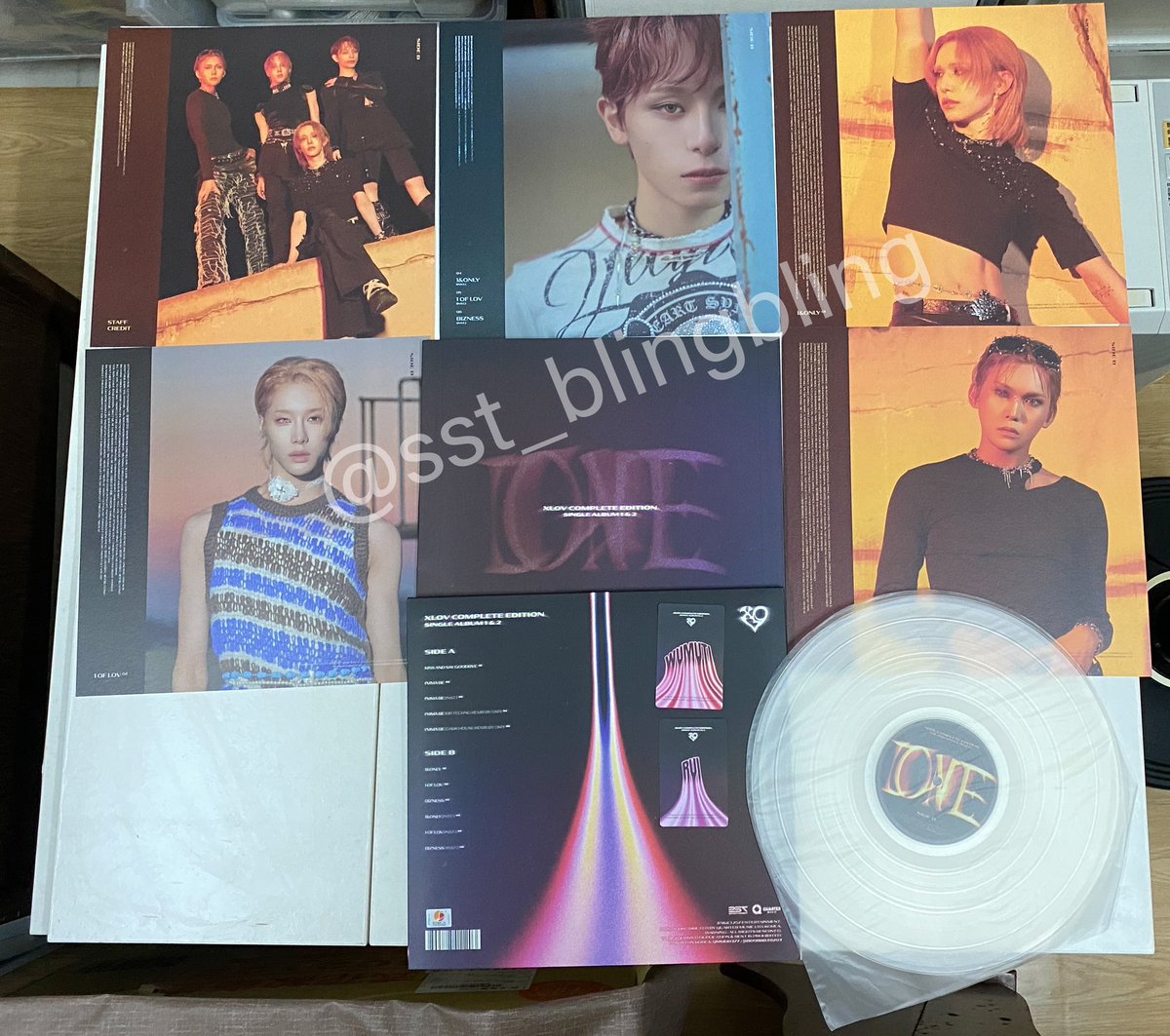 sst_blingbling's tweet photo. Unboxing ❤️‍🔥
💿 XLOV COMPLETE EDITION LP [I WILL] 
💽XLOV 1st MINI ALBUM [UXLXVE] Preordered 

#XLOV #엑스러브 #I_WILL #XLOV_I_WILL #UXLXVE #XLOV_UXLXVE https://t.co/fWSMhCNoql
