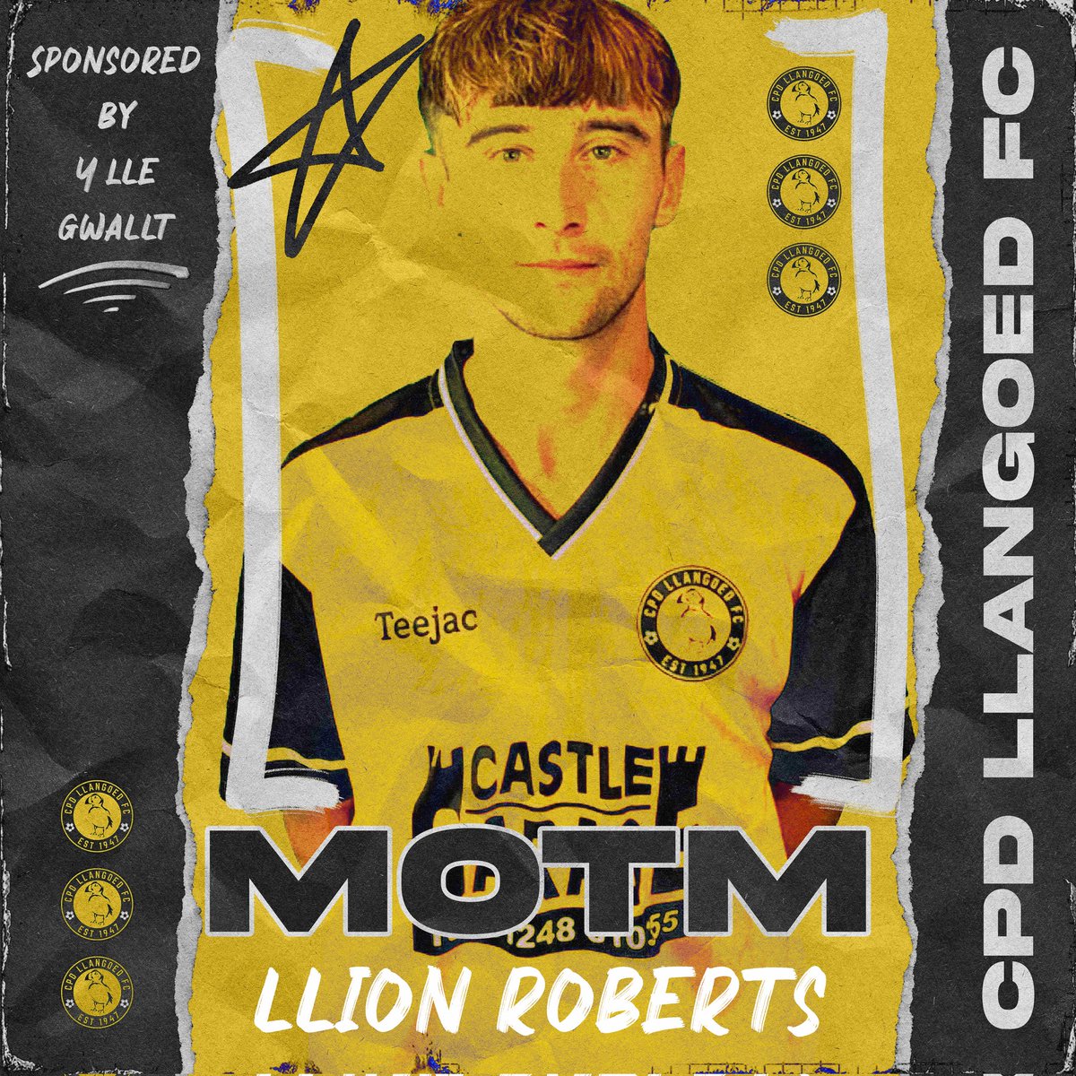 CPDLlangoedFC's tweet image. 𝗧𝗢𝗗𝗔𝗬’𝗦 𝗠𝗔𝗡 𝗢𝗡 𝗧𝗛𝗘 𝗠𝗔𝗧𝗖𝗛…

Llion Roberts, Sponsored by Y Lle Gwallt

#manofthematch #motm #llangoed #football