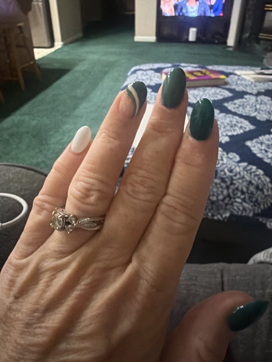 Thank you everyone got my nails done yesterday and went with #3. 
Saving the others another time. 

Tina (my nail lady and friend) did a great job. 

Also how does one take cute pictures of their nails??