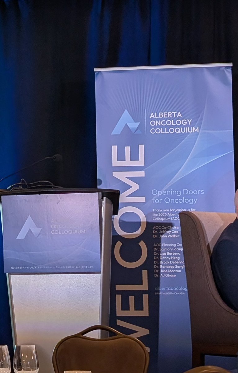 Excited to be at the inaugural Alberta Oncology Colloquium!