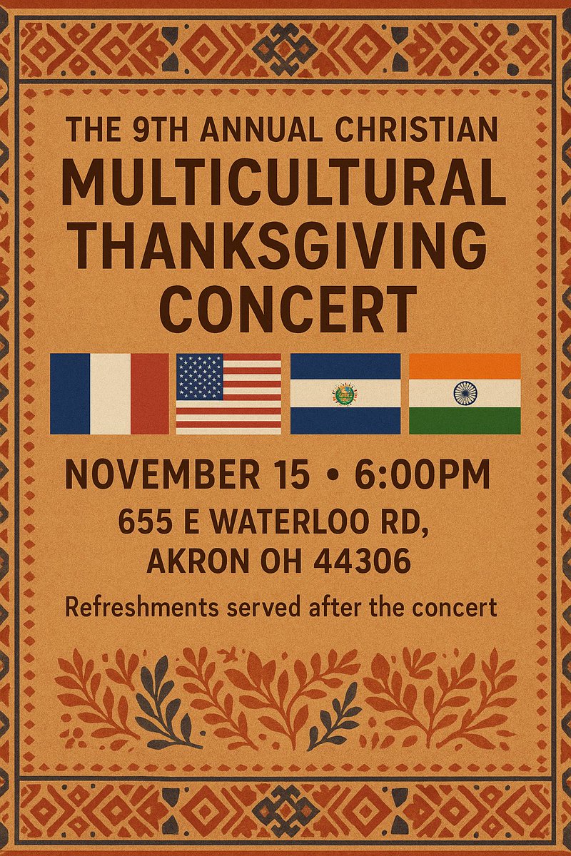 adventist's tweet photo. Join us on Saturday, November the 15th at 6 PM for our 9th annual multi-cultural Thanksgiving concert. Fall themed refreshments will be served following the concert. https://t.co/aDitVtLJ0g