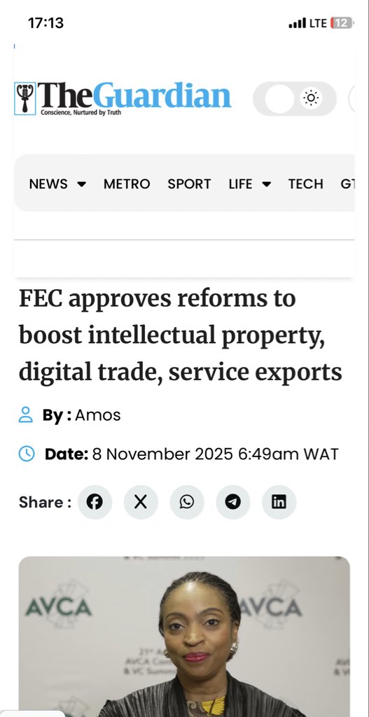 guardian.ng/business-servi…

<a href="/copyrightngr/">NCC - Copyright Nigeria</a>
<a href="/WIPO/">World Intellectual Property Organization (WIPO)</a>