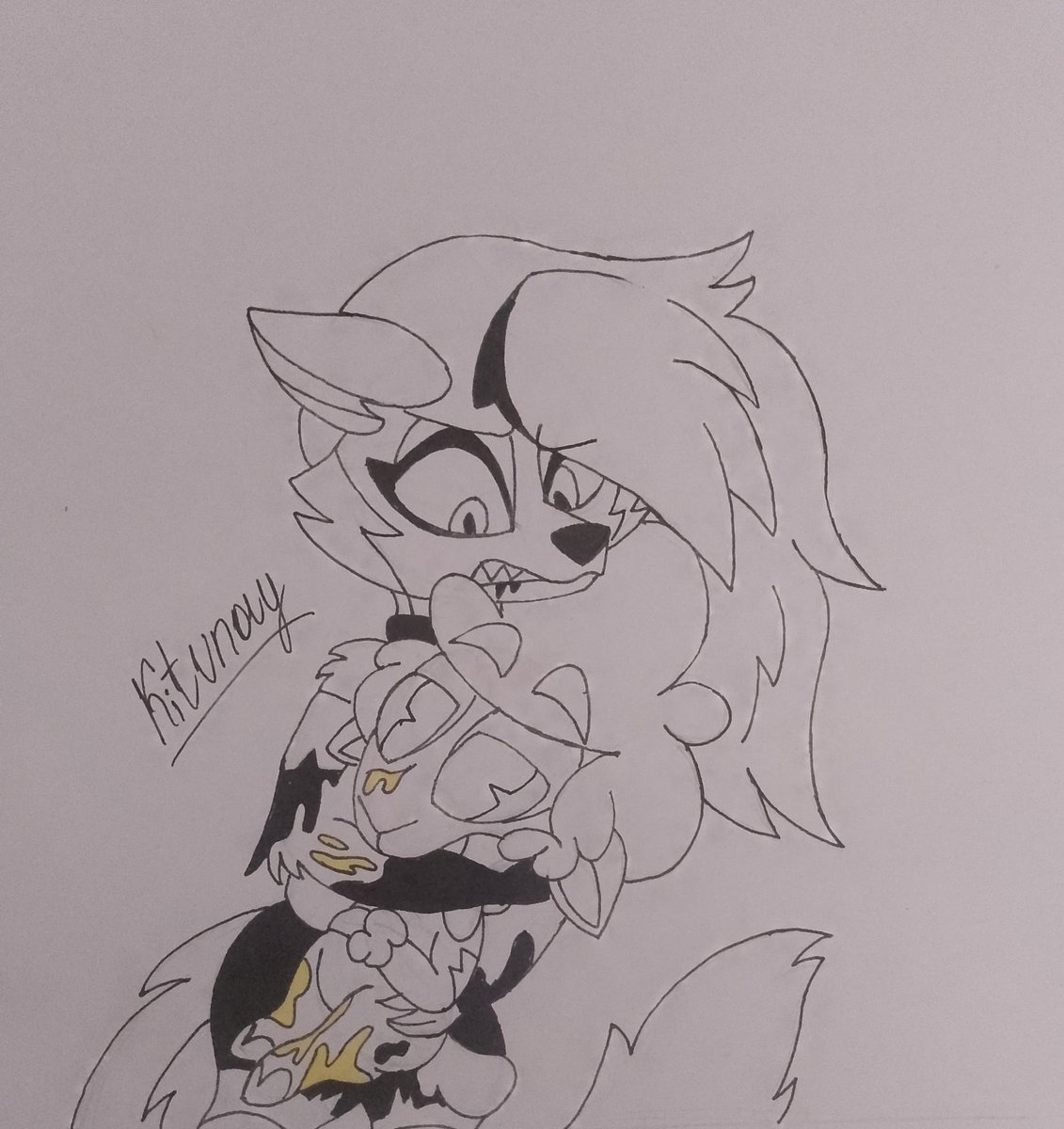 StanislavN95224's tweet photo. Are the #Colloona fans here? I don't know if I'll finish this art, but I like how I've portrayed Collin and Loona in this art.
#helluvabossloona #helluvabosscollin #helluvaboss #helluvabossfanart #helluvabosscolloona https://t.co/gVnpcaLh3U