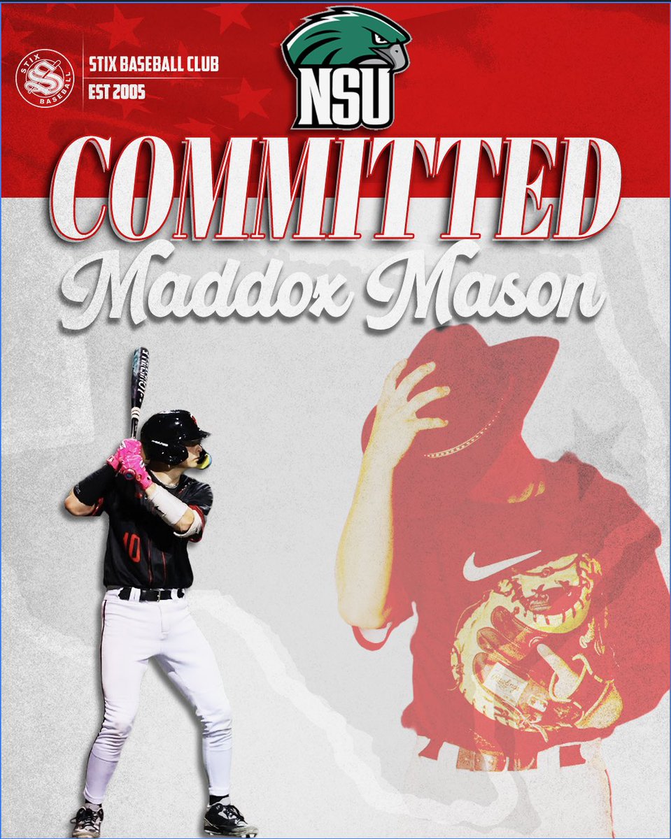 Congratulations to <a href="/Maddoxmason7/">Maddox Mason</a> on his commitment to <a href="/RiverHawkSports/">Northeastern State Athletics</a> ‼️

#STIXFAM | #STIXCOMMIT