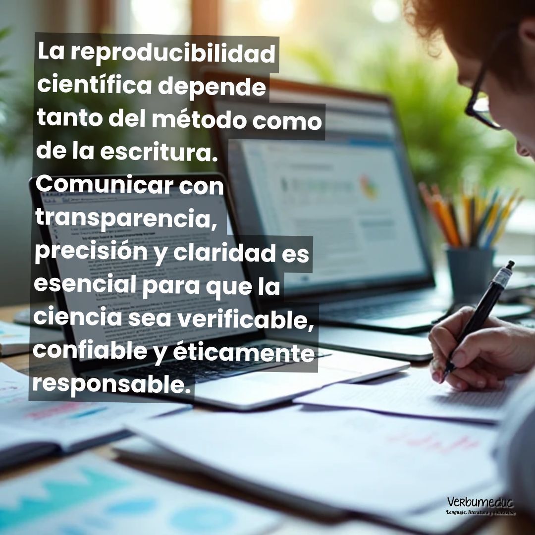 Verbumeduc's tweet image. La reproducibilidad científica depende tanto del método como de la escritura. Comunicar con transparencia, precisión y claridad es esencial para que la ciencia sea verificable, confiable y éticamente responsable.

tinyurl.com/4vx63hrx

#CienciaAbierta #EscrituraCientífica