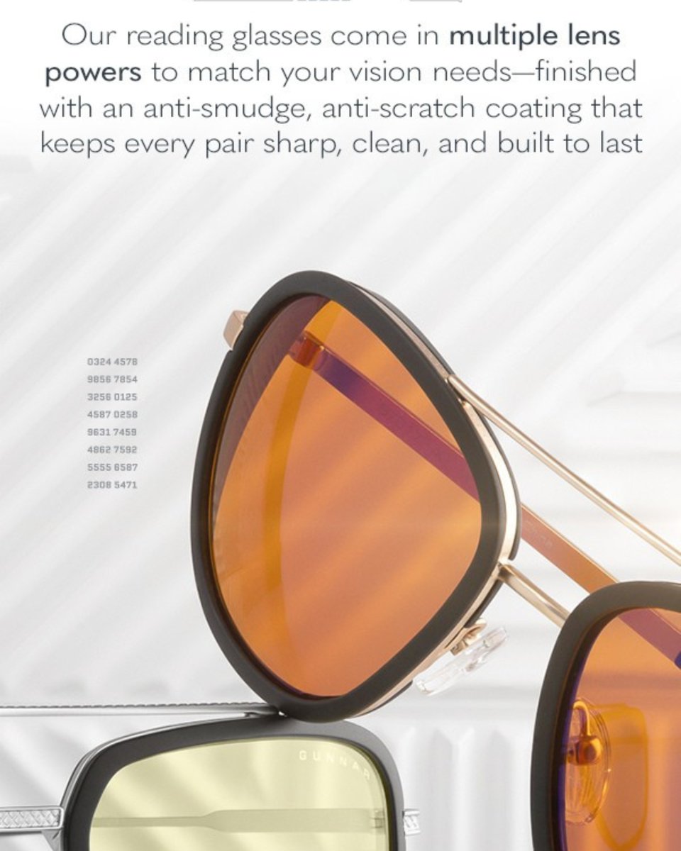 GUNNAROptiks's tweet image. See clearly, stay stylish.

Our reading glasses come in multiple lens powers with anti-smudge and anti-scratch coating—built to keep your vision sharp and your look fresh every day.

#GUNNAROptiks #ReadingGlasses #SeeTheDifference #StyleMeetsVision #ClearVision #EyeStyle…
