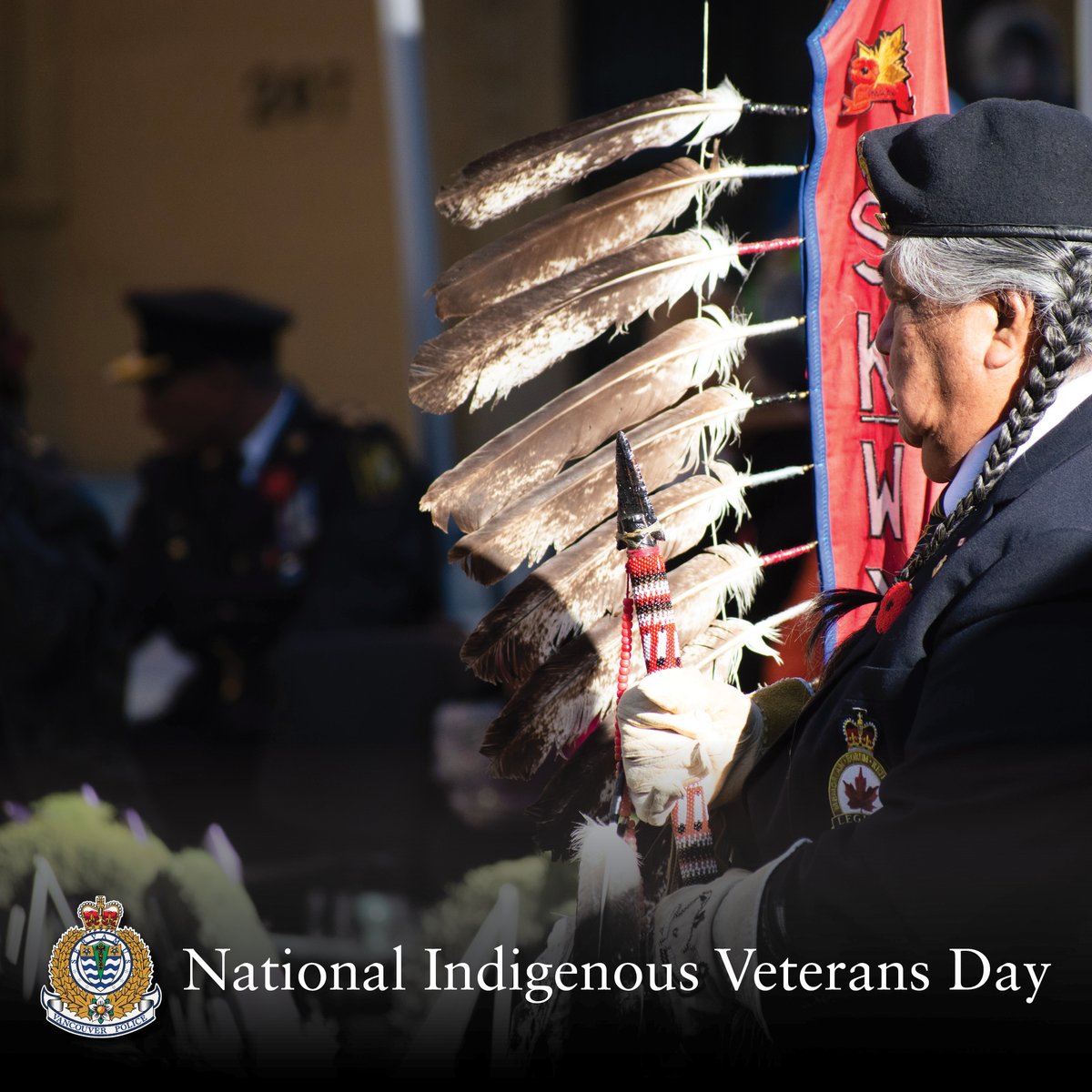 VancouverPD's tweet image. We are grateful for the service and sacrifices of Canada’s First Nations, Inuit, and Métis veterans, which are a testament to their courage and commitment. Many faced discrimination and a lack of recognition, but their contributions were vital to the freedom we have today.