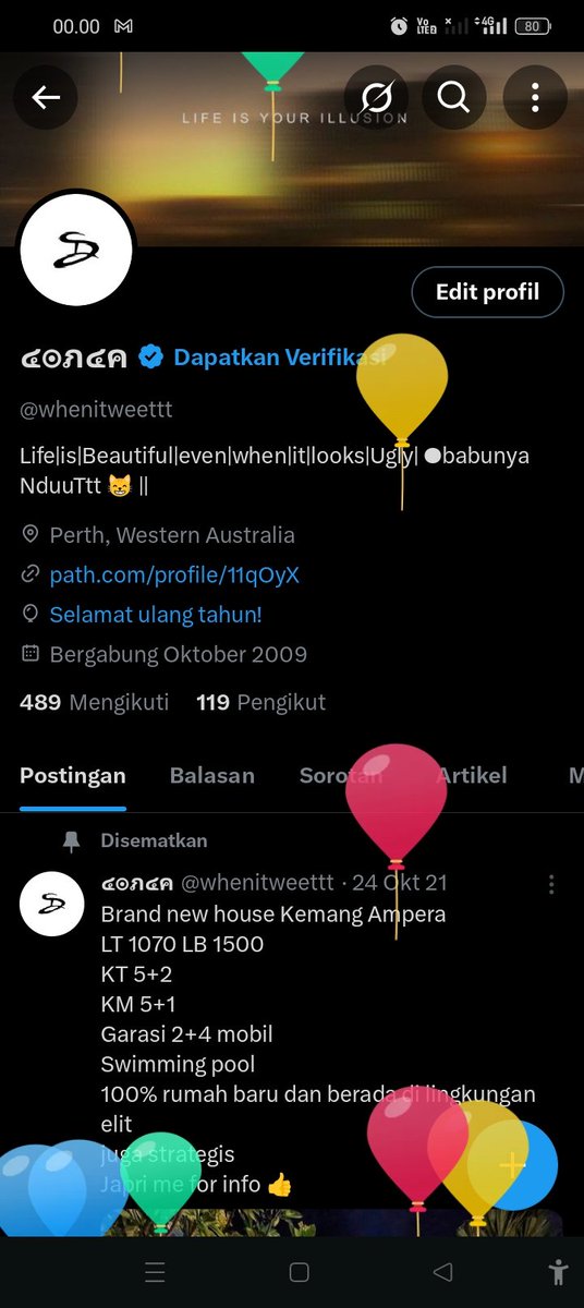 whenitweettt's tweet photo. Alhamdullilah masih di berikan umur dan  mudah2an bisa jadi pribadi yg lebih baik lagi.... Aamiin 🤞 https://t.co/hdRrgVDu4S