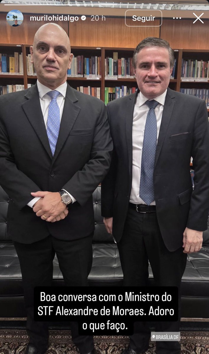 flferronato's tweet photo. Alguém sabe me informar o pq do dono da Paraná Pesquisa ter se encontrado com o Ministro Alexandre e ainda ter publicado e comemorado o encontro? https://t.co/Xulvh13LSe