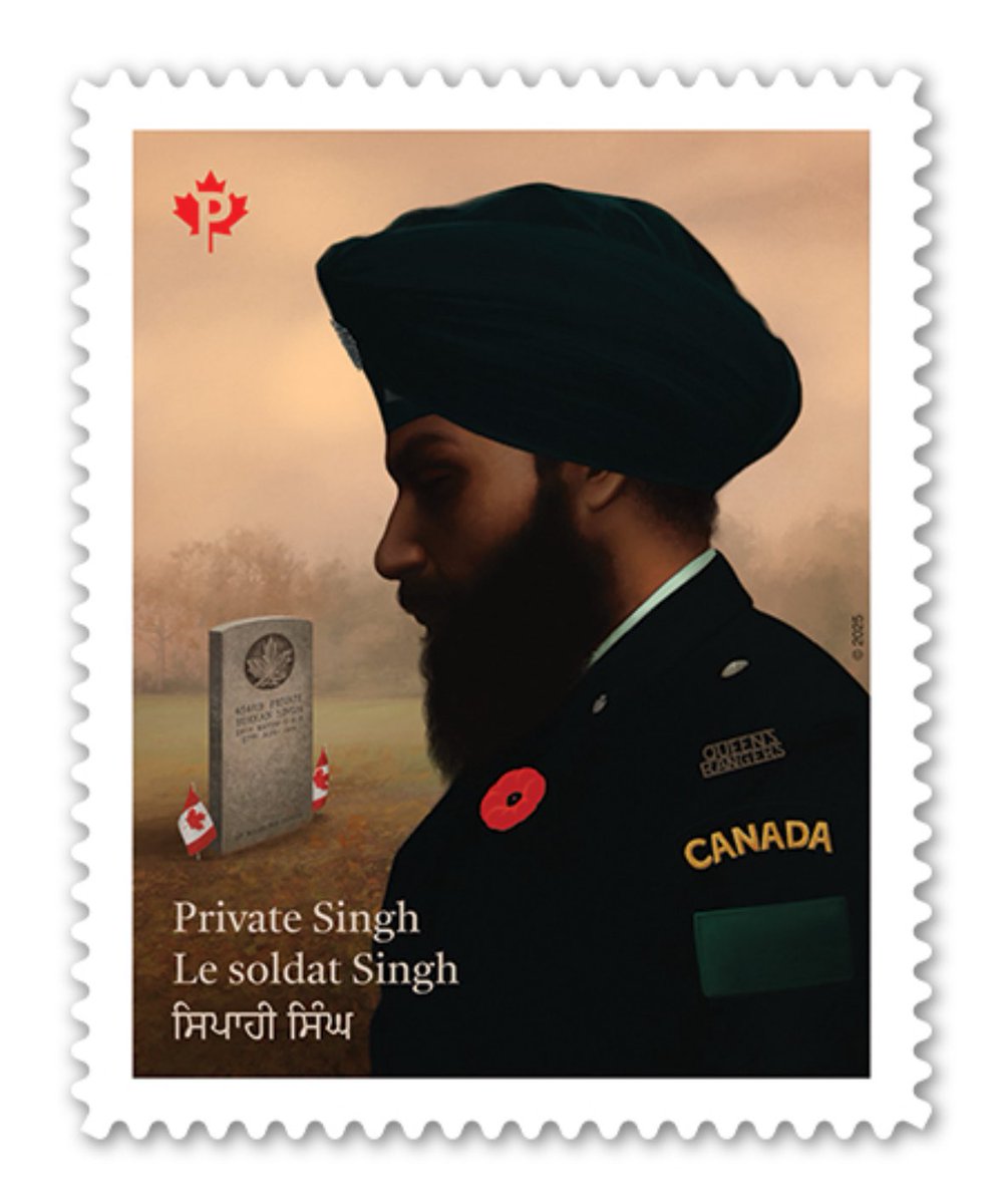 Sikh soldiers get a stamp. Chinese-Canadian veterans still invisible. More fought, fewer remembered — that’s not inclusion, that’s erasure. 🇨🇦#veteranas #RemembranceDay