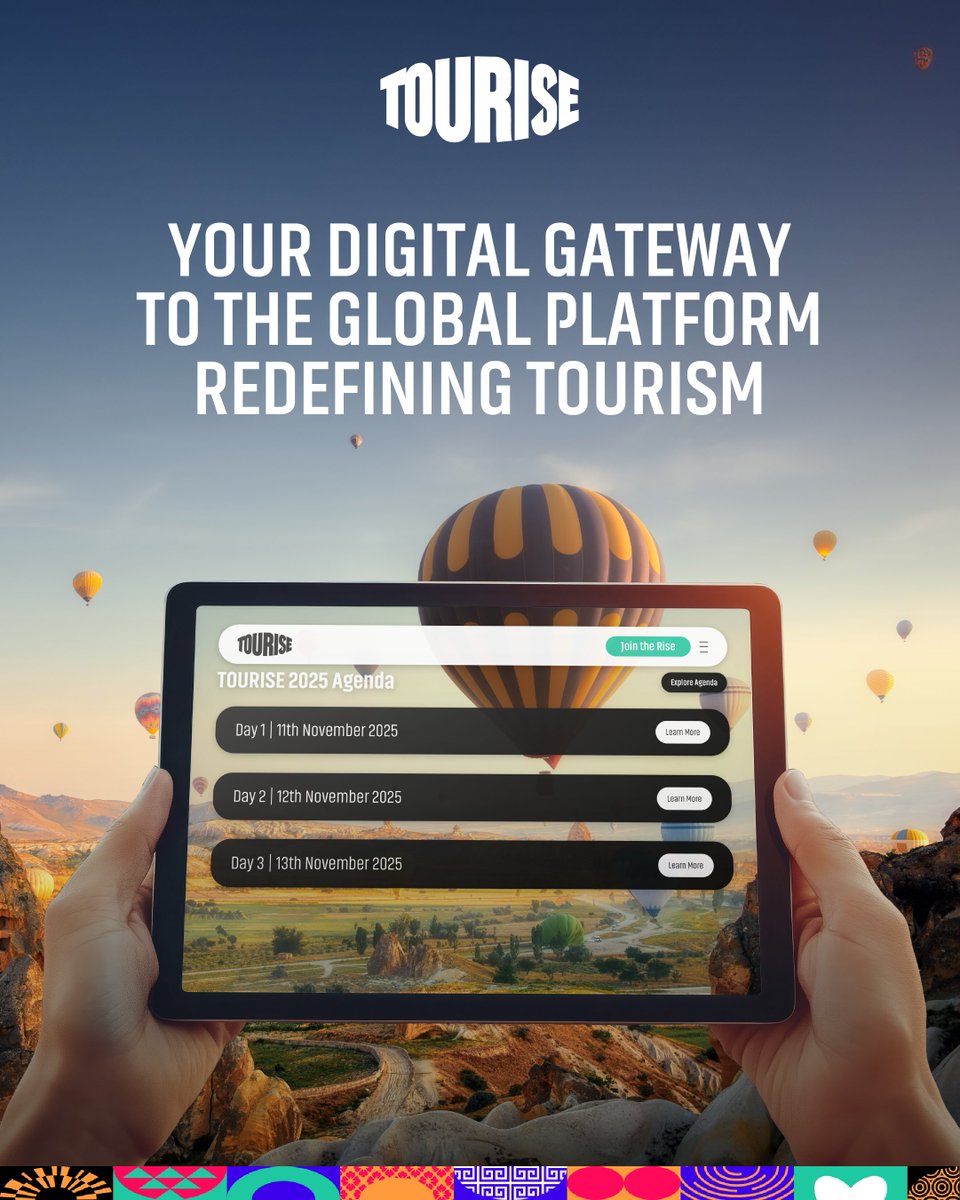 From visionary speakers to transformative ideas, explore the themes, insights, and global conversations shaping the #FutureOfTourism at #TOURISE25

Join the rise. Follow for more.
TOURISE.com